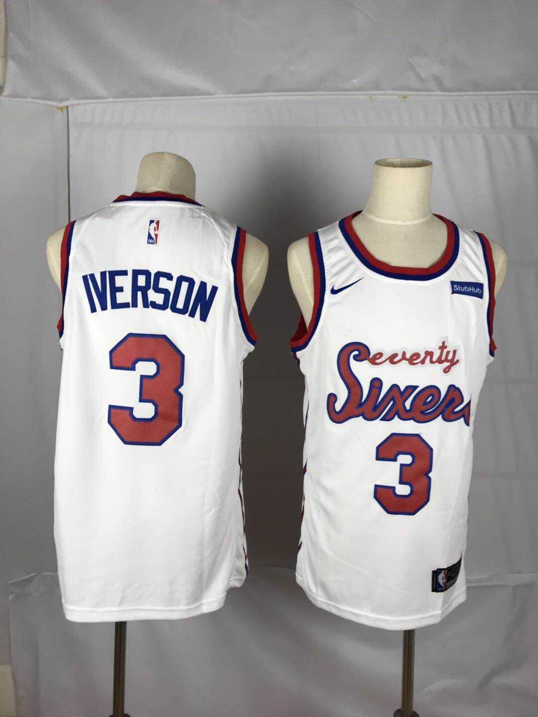 76ers 3 Allen Iverson White Nike Throwback Swingman Jersey,We sell and wholesale 76ers 3 Allen Iverson White Nike Throwback Swingman Jersey on line form chian!